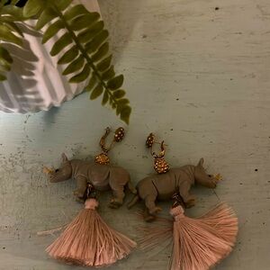 Lenora Dame Rhino Earrings